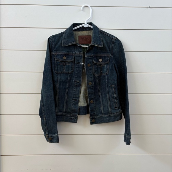 NWOT Ralph Lauren Dark Blue Jean Jacket - Picture 1 of 6